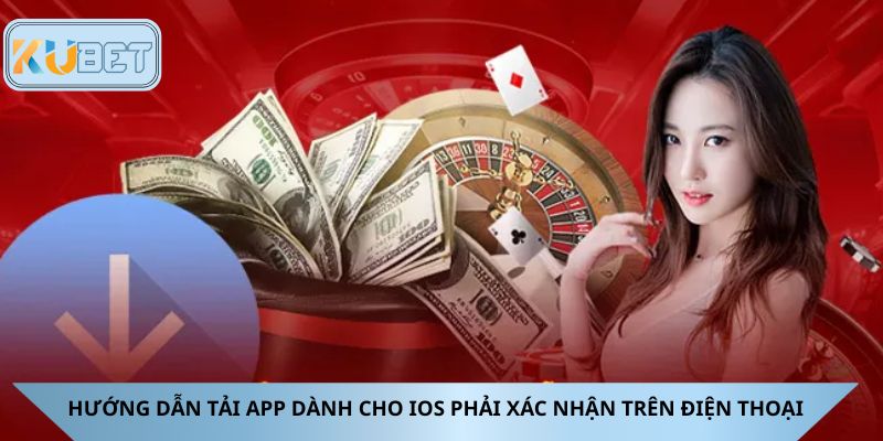 Hướng dẫn tải app dành cho iOS phải xác nhận trên điện thoại